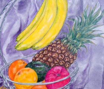 Fruity inspiration. Tropical fruit basket