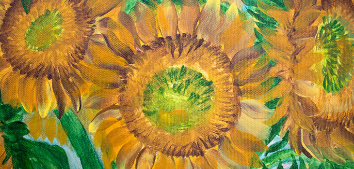 Sunflower radiance bouquet in vase