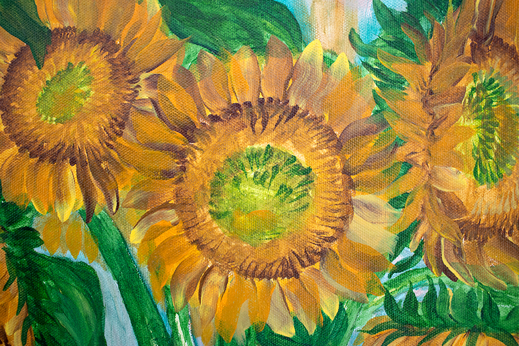 Sunflower radiance bouquet in vase
