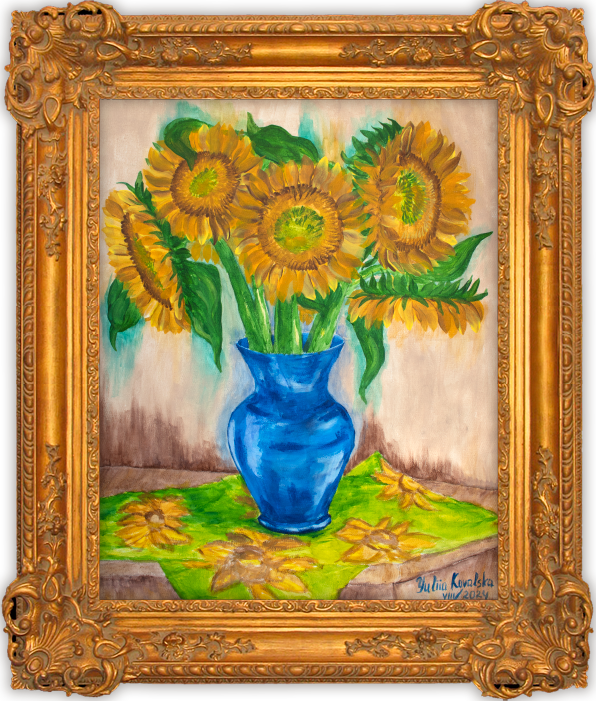 Sunflower radiance bouquet in vase