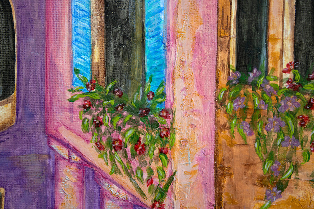 A secret rendezvous. On the canals of Venice