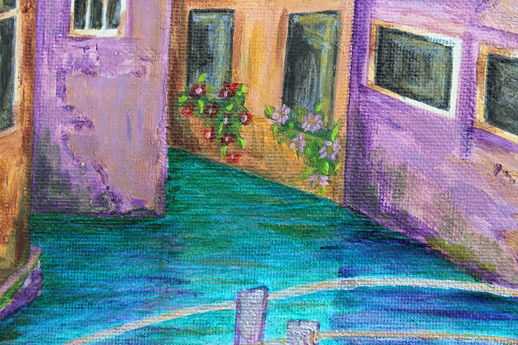 A secret rendezvous. On the canals of Venice