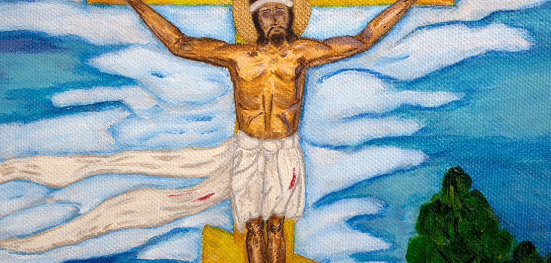 Spiritual bread. Cross in the sky over Kherson