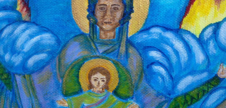 Virgin Orans. The Sign over Kiev