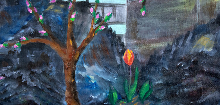 A little more - and the flowers on the trees will bloom…