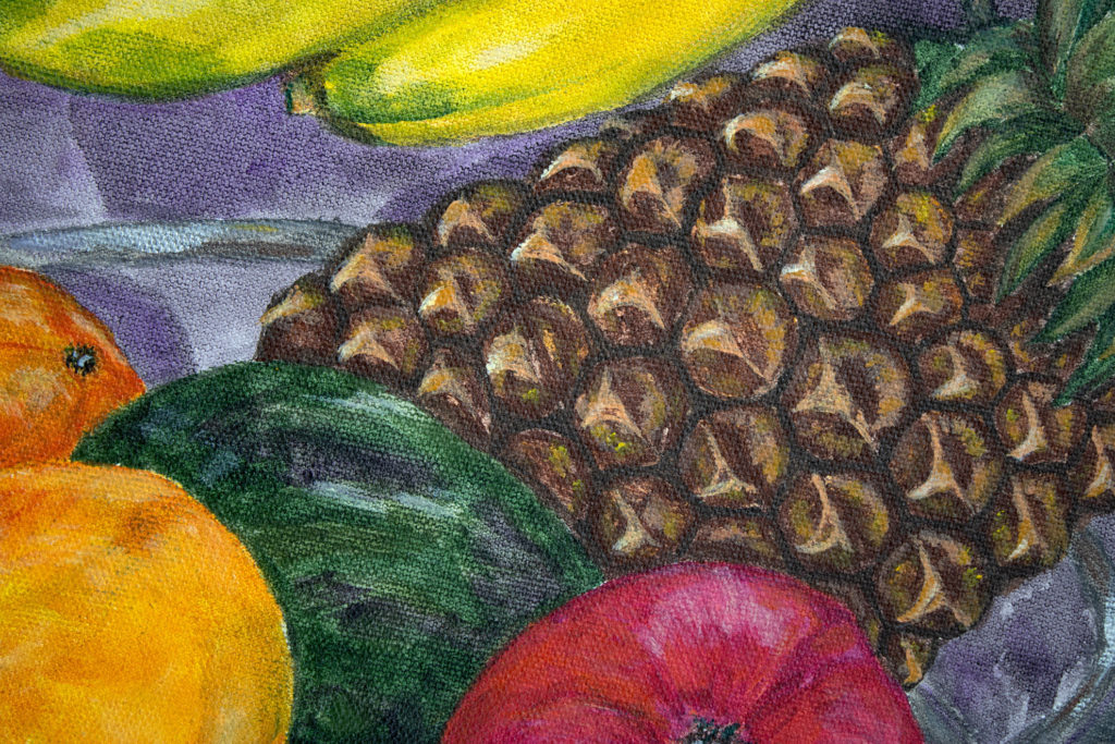 Fruity inspiration. Tropical fruit basket