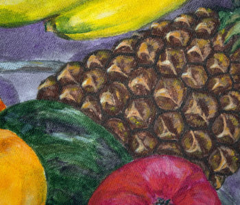 Fruity inspiration. Tropical fruit basket