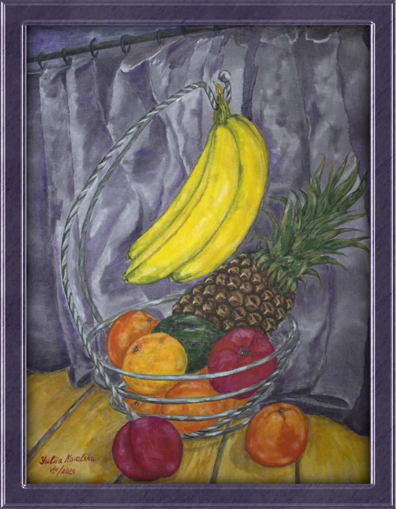 Fruity inspiration. Tropical fruit basket