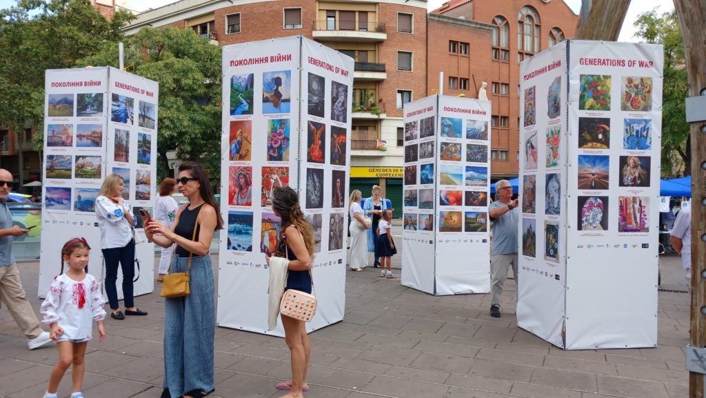Barcelona. The exhibition “Generation of War. The Fourth Year”