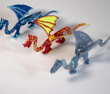 My son's 3D drawings