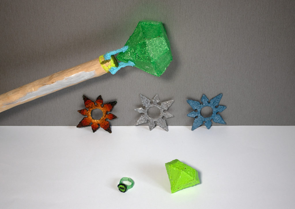 My son's 3D drawings