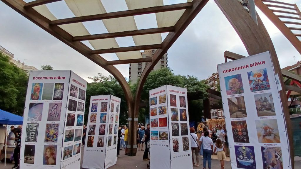 Barcelona. The exhibition “Generation of War. The Fourth Year”