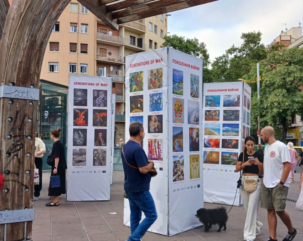 Barcelona. The exhibition “Generation of War. The Fourth Year”