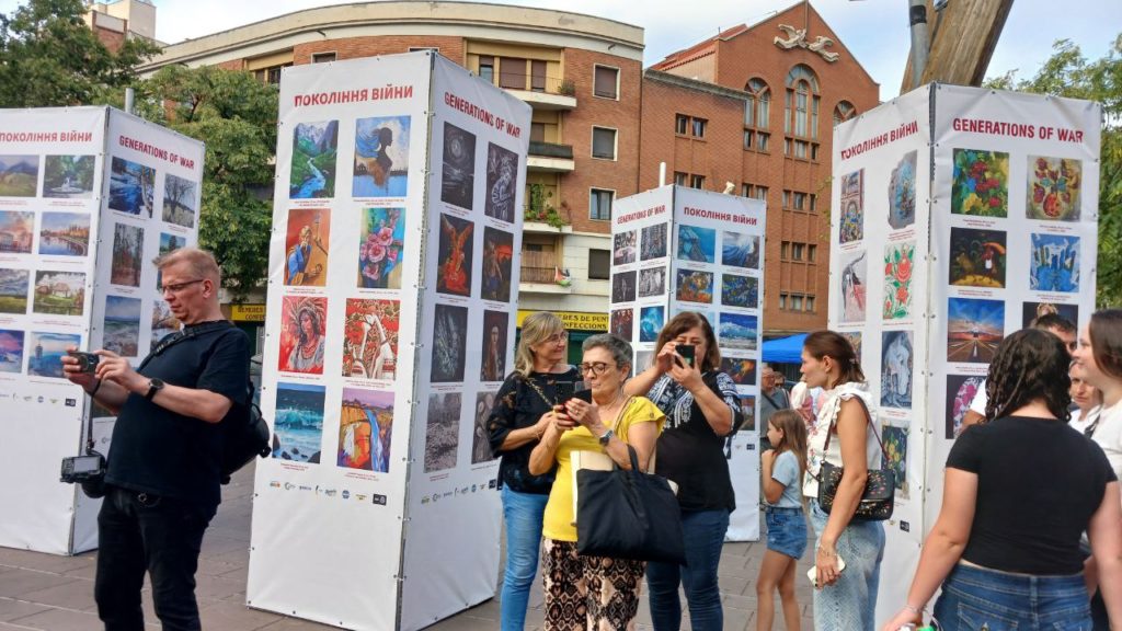 Barcelona. The exhibition “Generation of War. The Fourth Year”