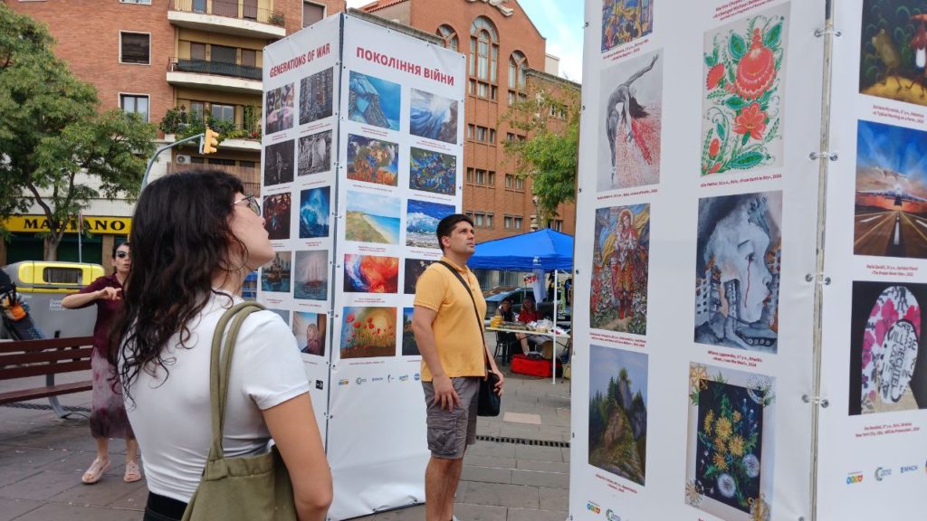 Barcelona. The exhibition “Generation of War. The Fourth Year”