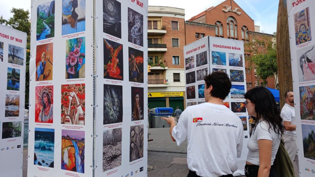 Barcelona. The exhibition “Generation of War. The Fourth Year”