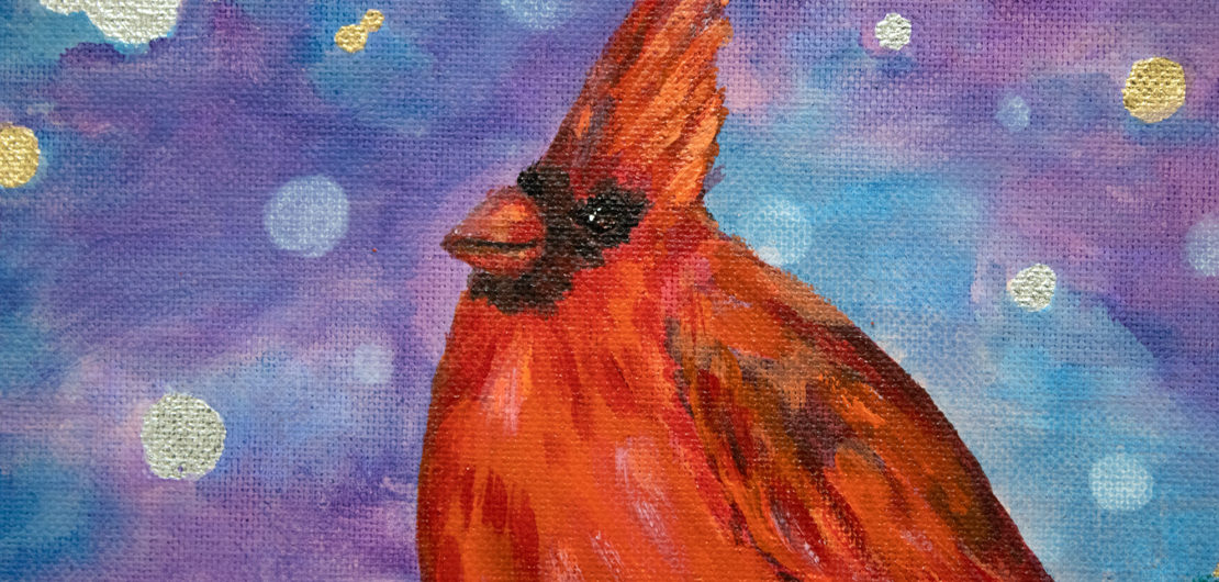 The Red Cardinal - a symbol of family happiness and vitality