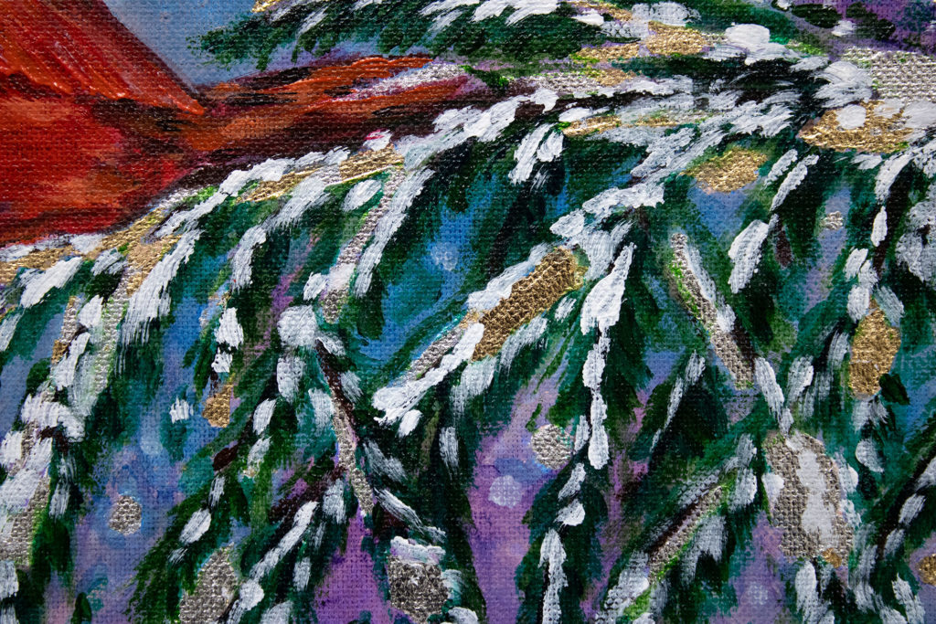 The Red Cardinal - a symbol of family happiness and vitality