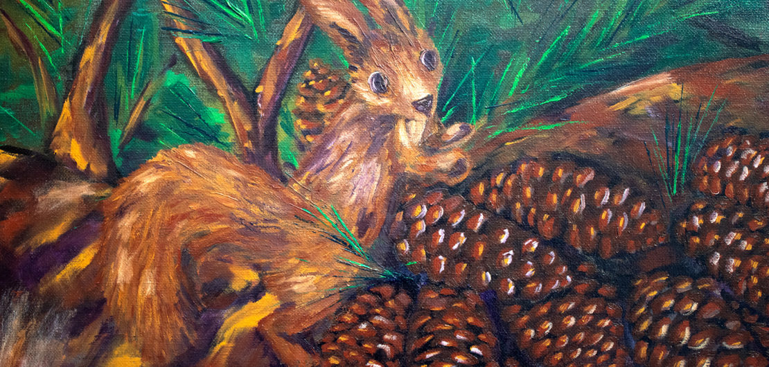 Somewhere, there's a squirrel dwelling...