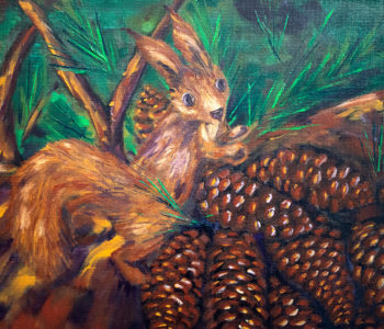 Somewhere, there's a squirrel dwelling...