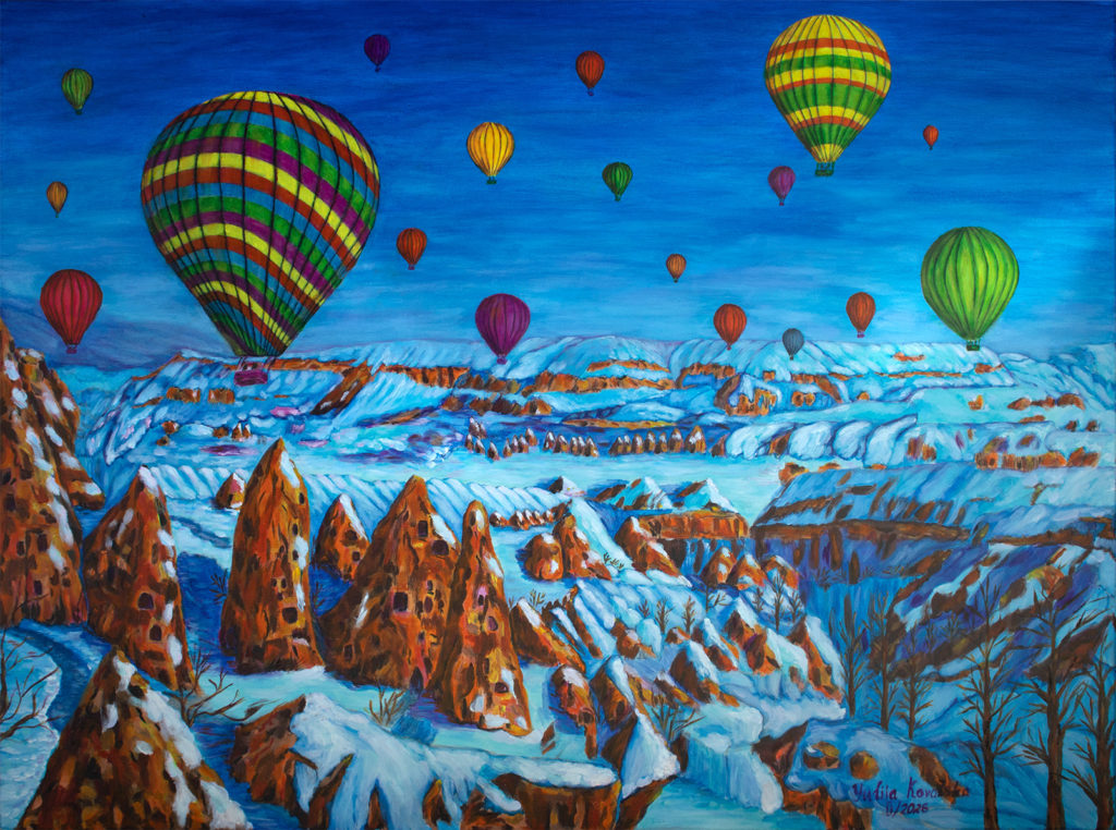 Cappadocia. Winter landscape