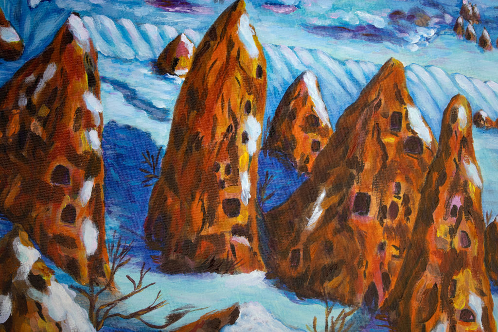Cappadocia. Winter landscape