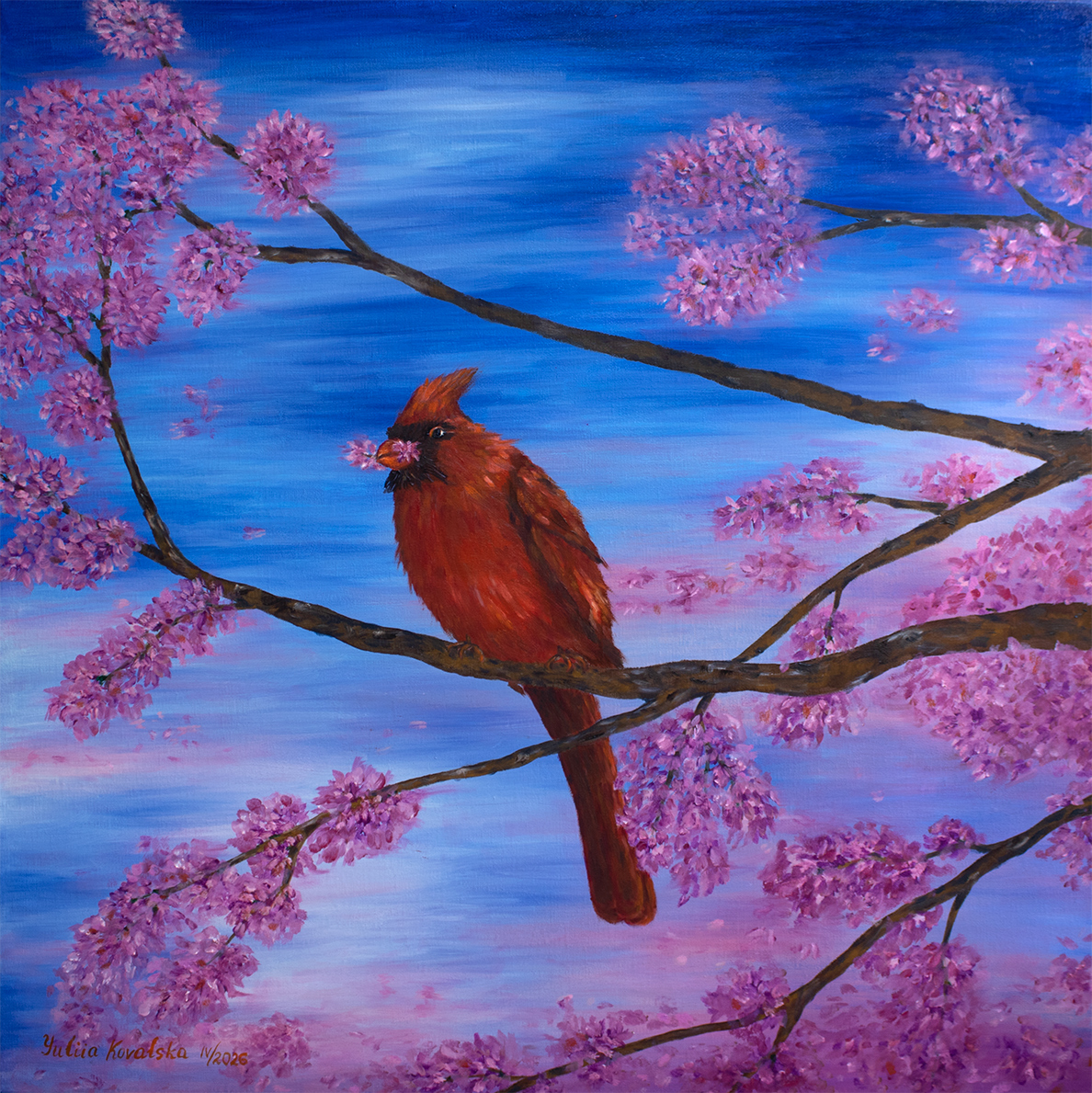 Sakura. The cherry blossom