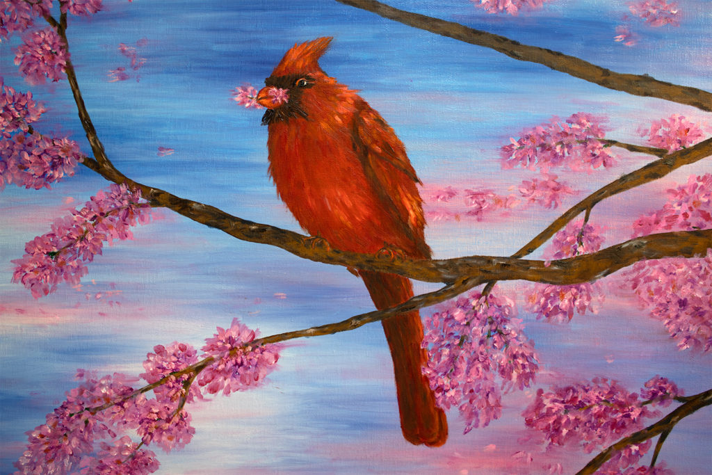 Sakura. The cherry blossom